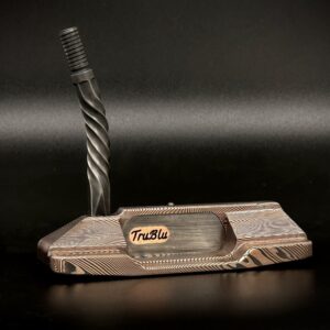 TruBlu Copper Damascus Keystone Putter Stainless Inlays